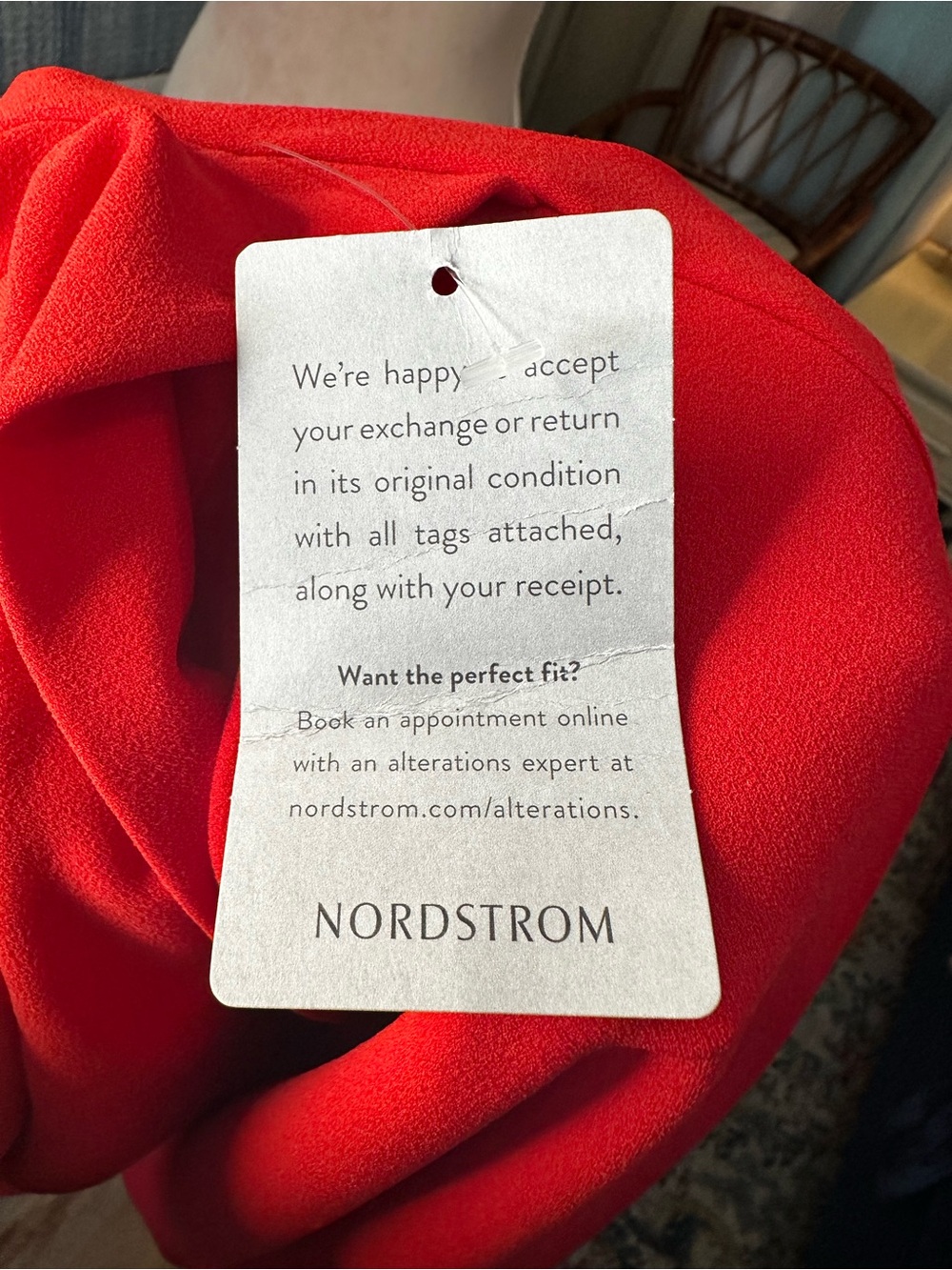 NWT Lulu's Red Faux Wrap Cocktail Dress - Picture 15 of 16